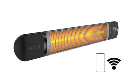 Θερμαντικό Luxeva Smarty-Wl 2500w Με Wifi & Control Μαύρο