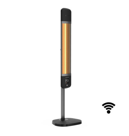 Θερμαντικό Luxeva Smart-fr 2500w Με Wifi & Control Μαύρο
